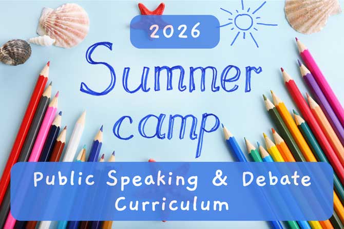 Summer Camp 2026 Public Speaking Curriculum